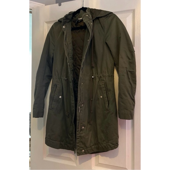 H&M Hooded Parka Coat- S - Picture 1 of 6